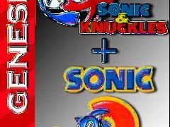 Sonic & Knuckles + Sonic The Hedgehog 2 cover art