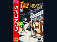 Taz in Escape from Mars cover art