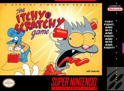 The Itchy & Scratchy Game cover art