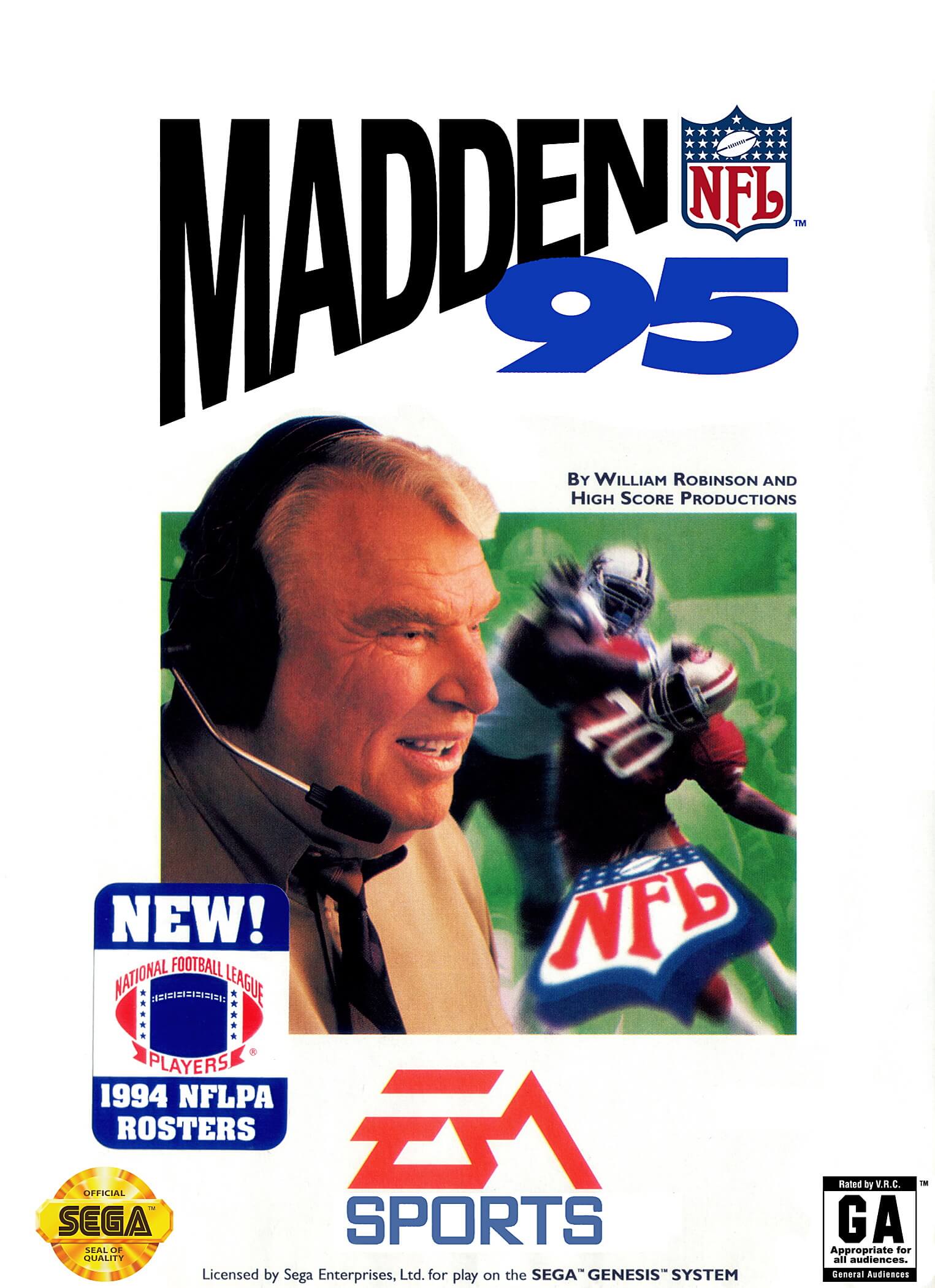 Madden NFL 95 cover art