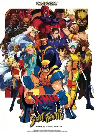 X-Men vs. Street Fighter cover art