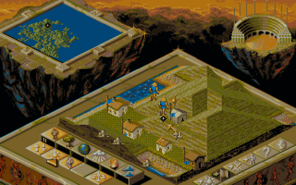 Populous II: Trials of the Olympian Gods cover art