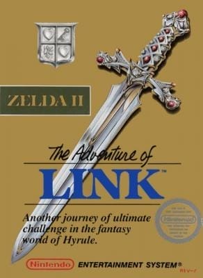 Zelda II: The Adventure of Link cover art