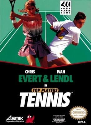 Chris Evert & Ivan Lendl in Top Players' Tennis cover art