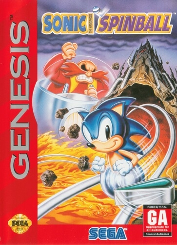 Sonic Spinball cover art