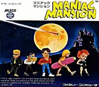 Maniac Mansion cover art