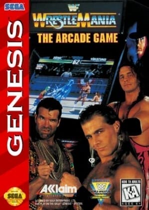 WWF WrestleMania: The Arcade Game cover art