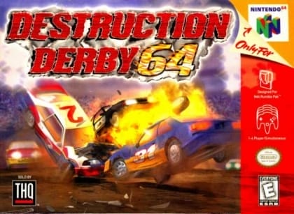 Destruction Derby 64 cover art