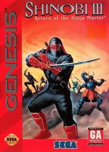 Shinobi III: Return of the Ninja Master cover art