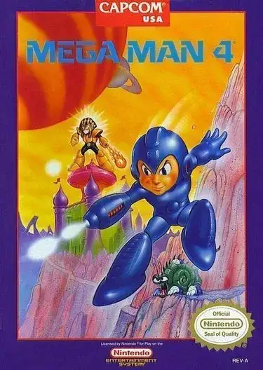 Mega Man 4 cover art