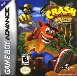 Crash Bandicoot: The Huge Adventure cover art