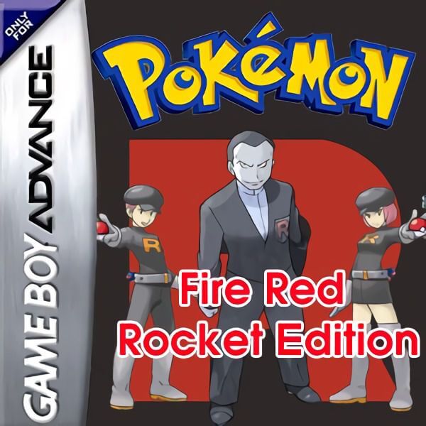 Pokémon FireRed Rocket Edition cover art