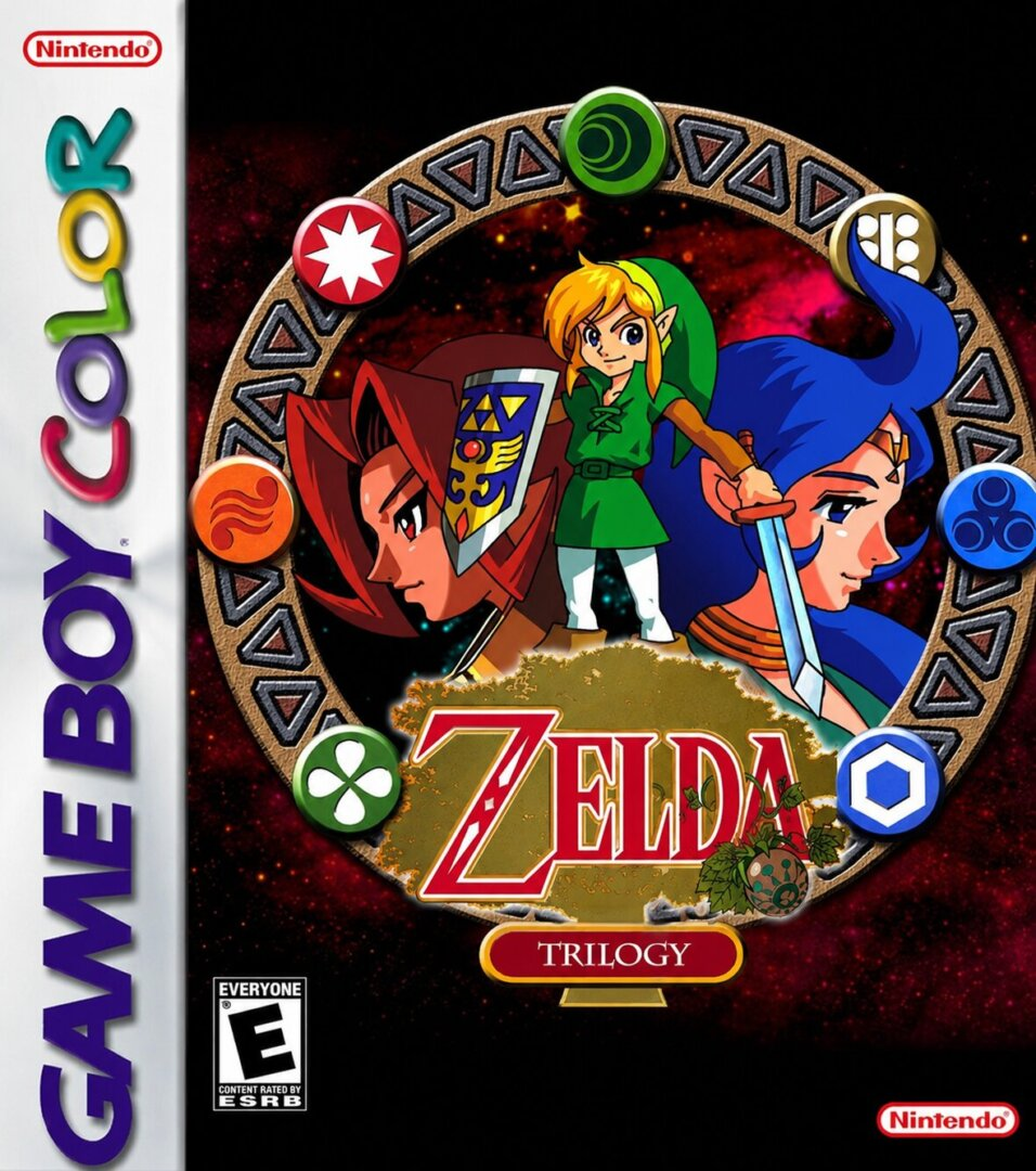 Zelda – GBC trilogy cover art