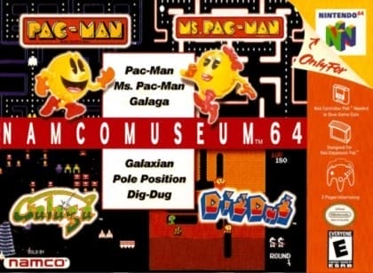 Namco Museum 64 cover art