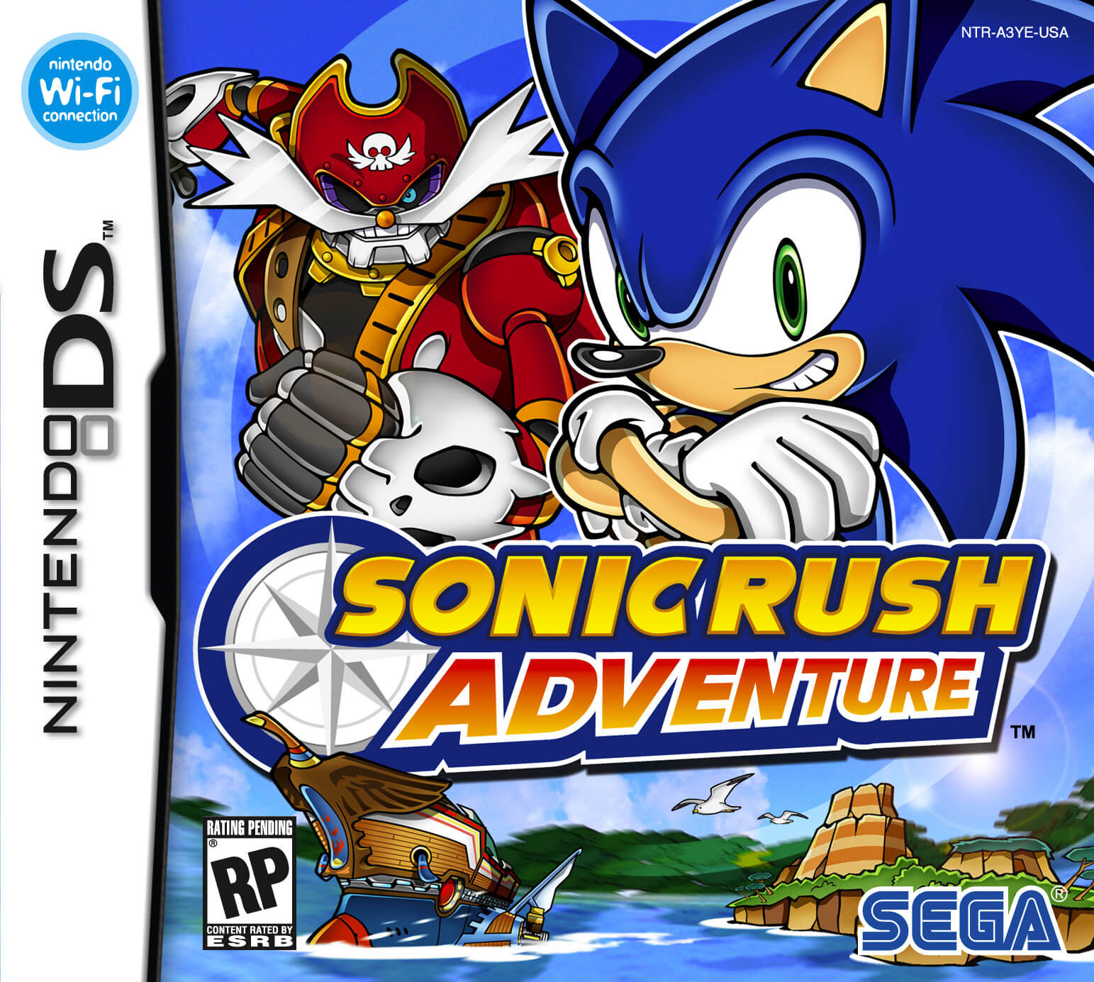 Sonic Rush Adventure cover art