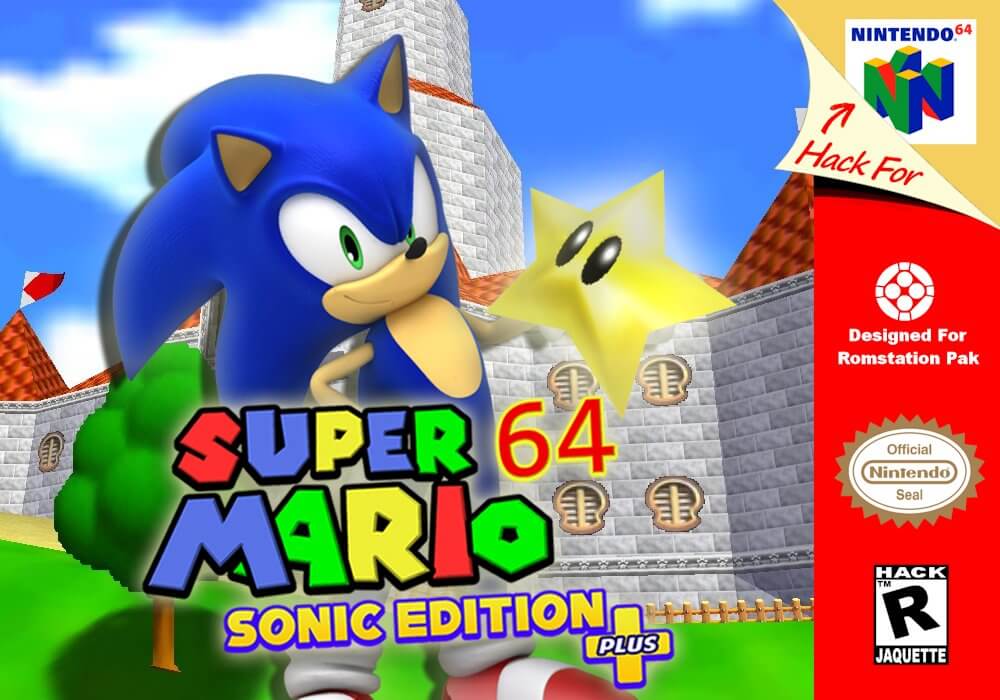 Super Mario 64: Sonic Edition Plus cover art