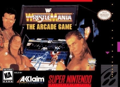 WWF WrestleMania: The Arcade Game cover art