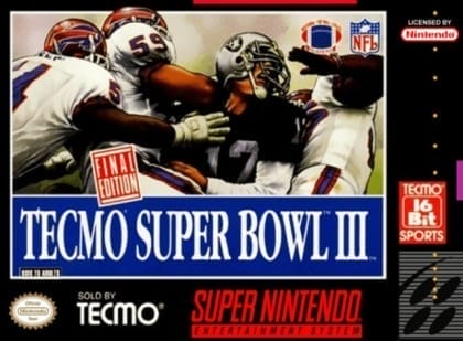 Tecmo Super Bowl III: Final Edition cover art