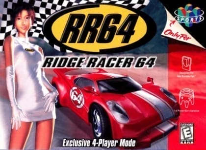 Ridge Racer 64 cover art