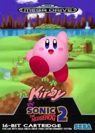 Kirby in Sonic the Hedgehog 2 cover art