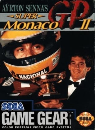 Ayrton Senna's Super Monaco GP II cover art