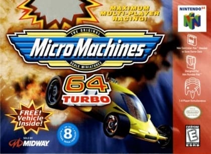 Micro Machines 64 Turbo cover art
