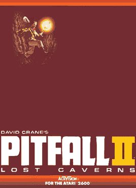 Pitfall II: Lost Caverns cover art