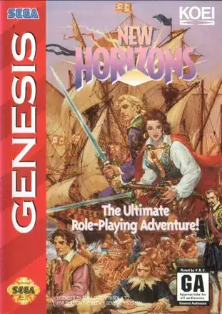 Uncharted Waters 2: New Horizons cover art