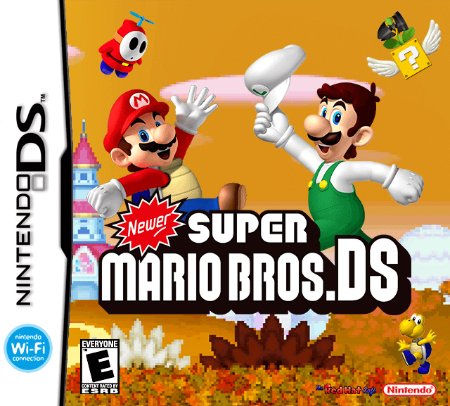 Newer Super Mario Bros. DS cover art