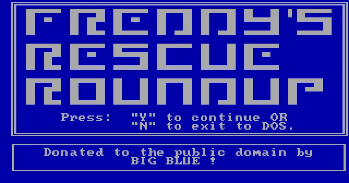 Freddy's Rescue Roundup cover art