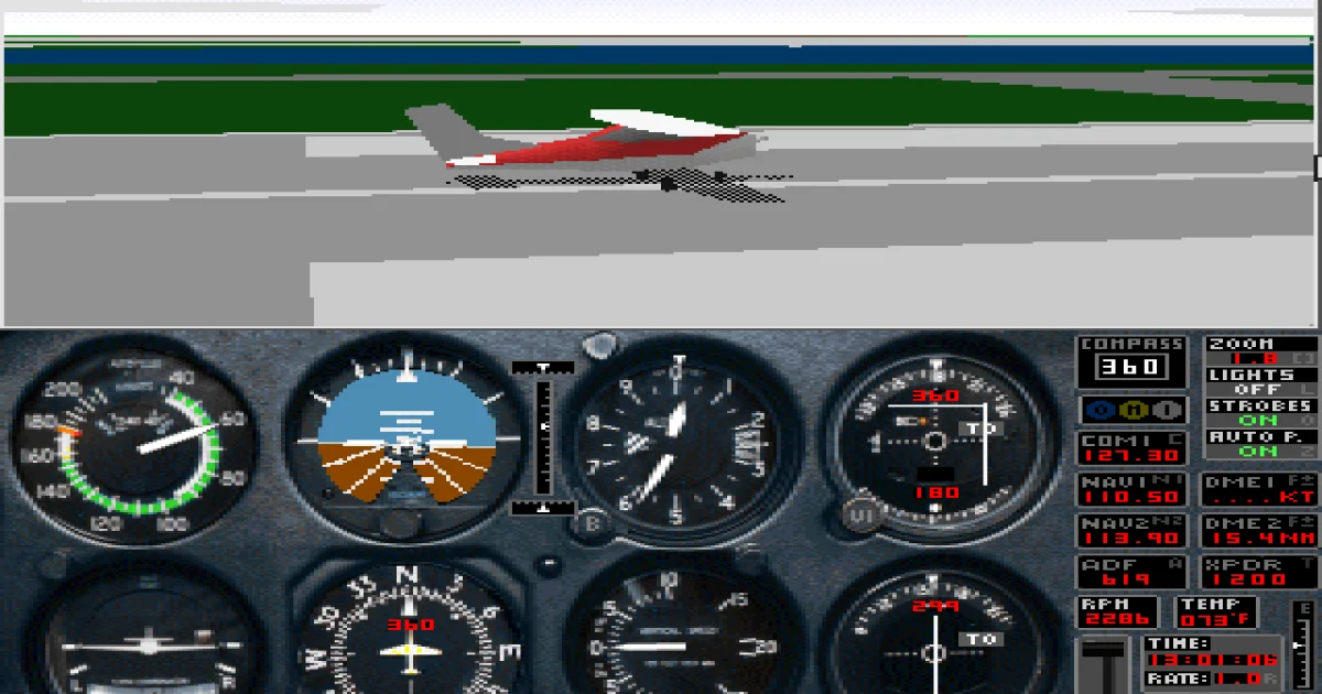 Microsoft Flight Simulator 5.0 cover art