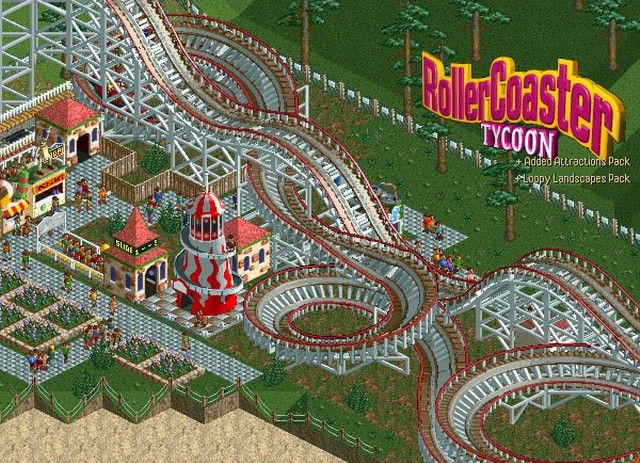 RollerCoaster Tycoon Deluxe cover art