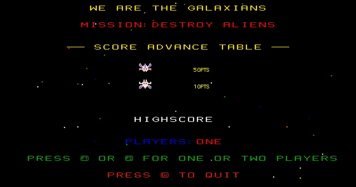 Galaxian cover art