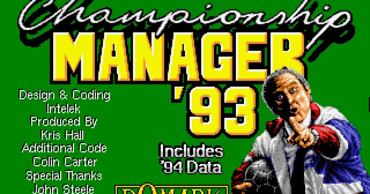 Championship Manager 93 cover art