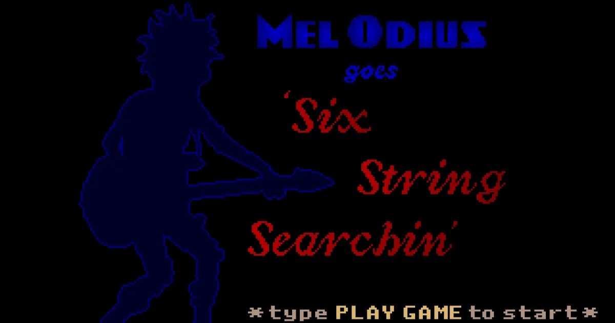 Mel Odius Goes Six String Searchin' cover art