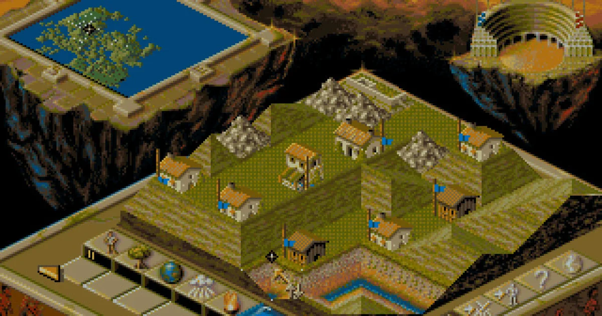 Populous II: Trials of the Olympian Gods cover art
