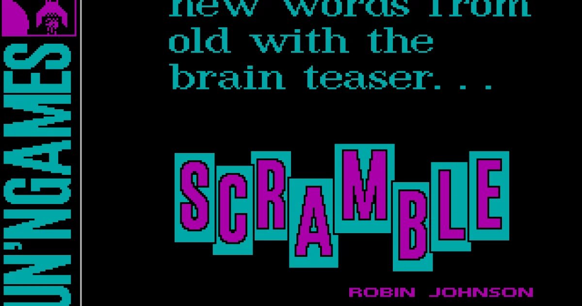 Scramble cover art