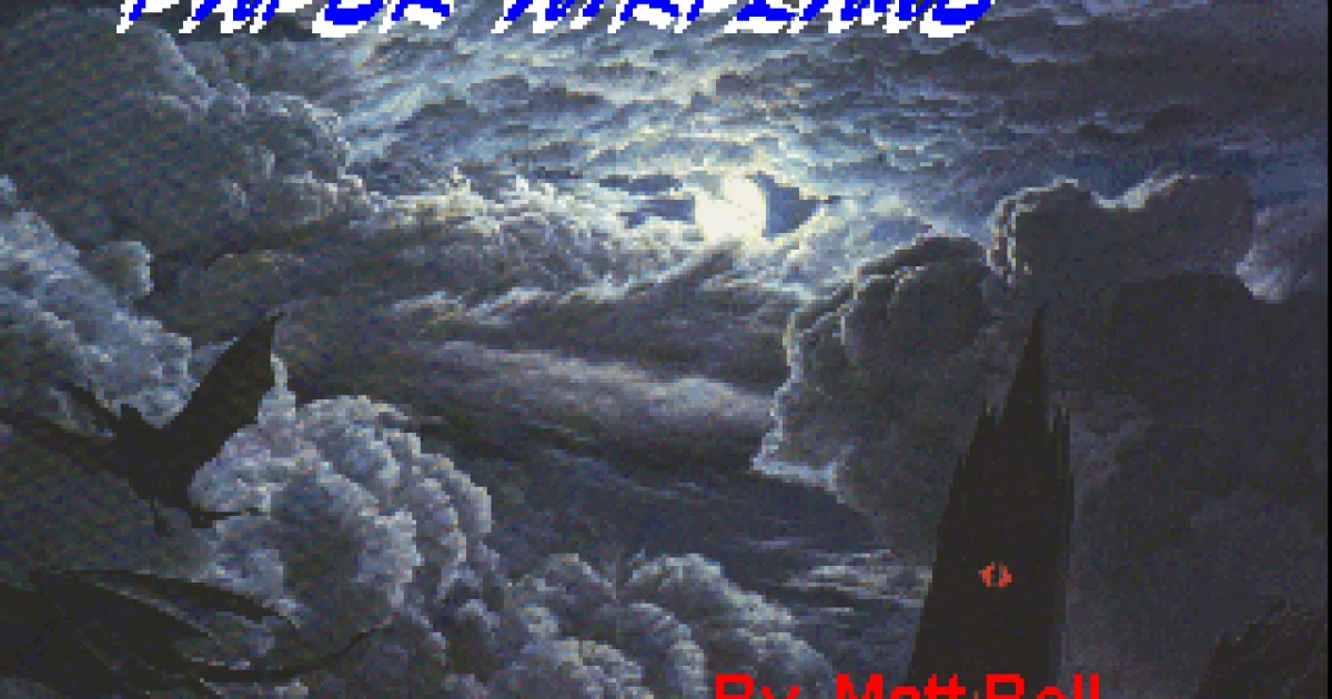 Paper Airplane cover art