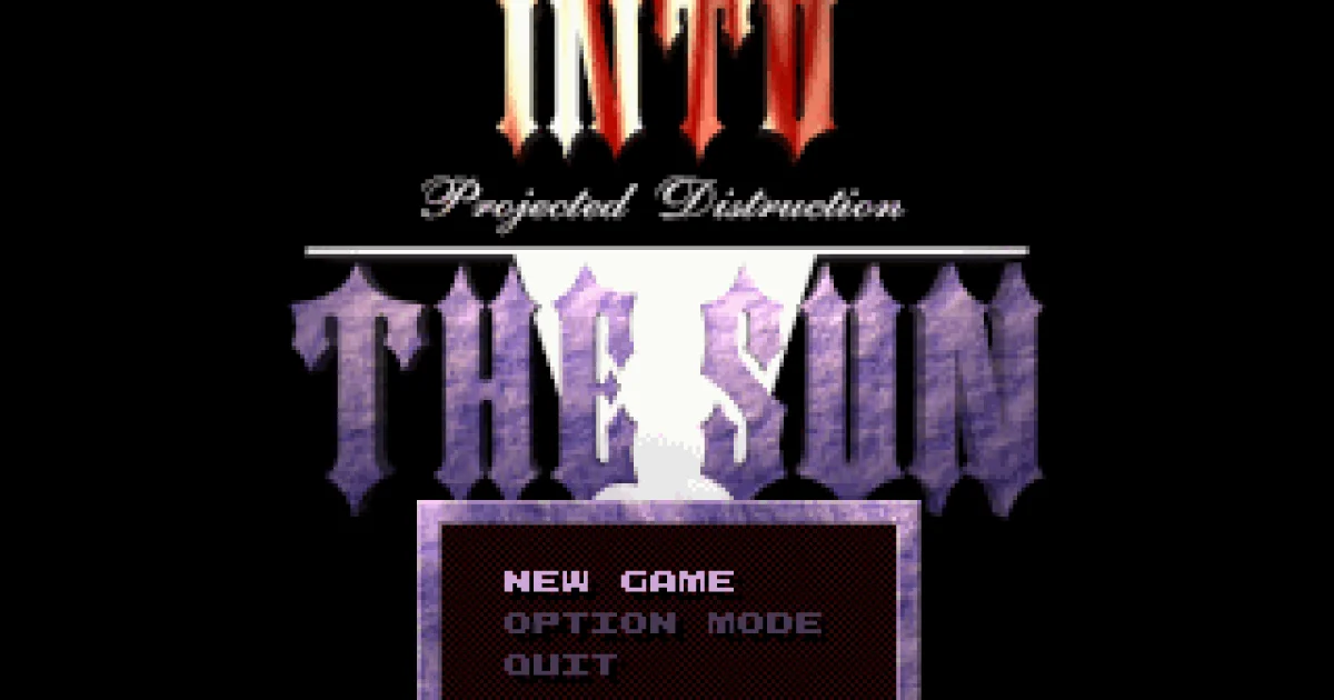 Into the Sun: Projected Distruction cover art