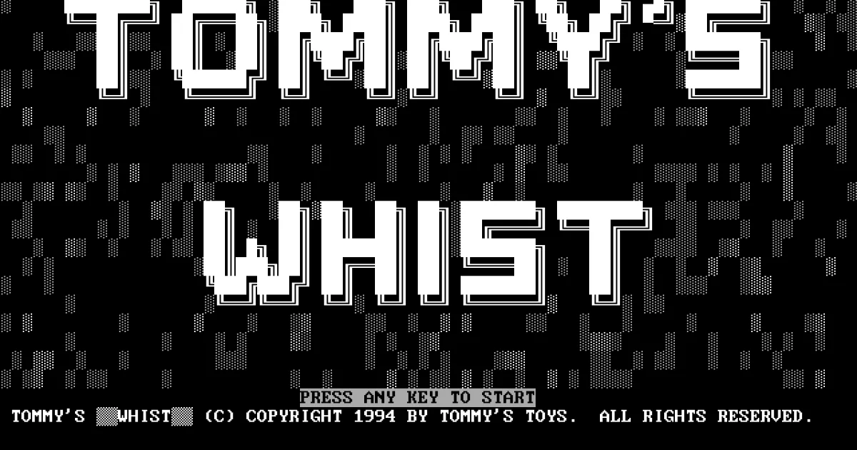 Tommy's Whist cover art