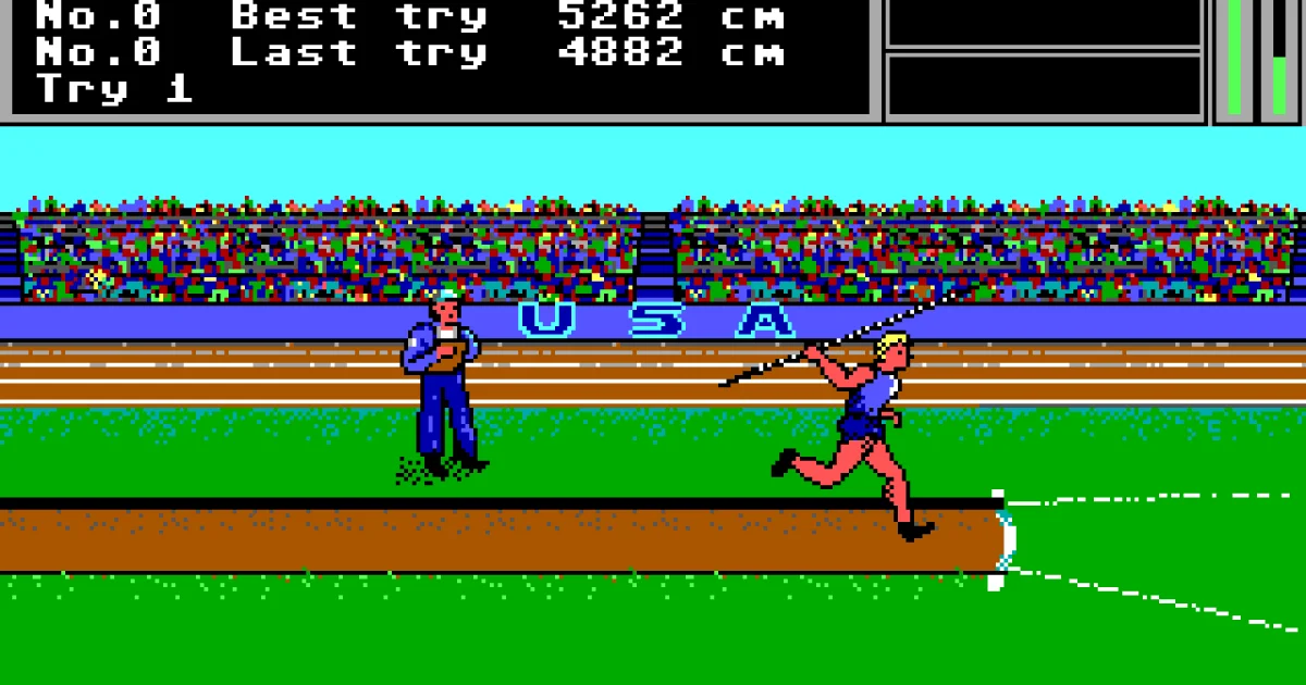 Carl Lewis' Go for the Gold cover art