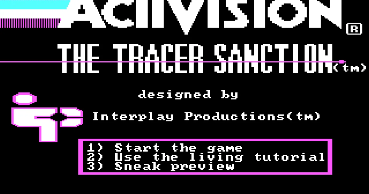 The Tracer Sanction cover art