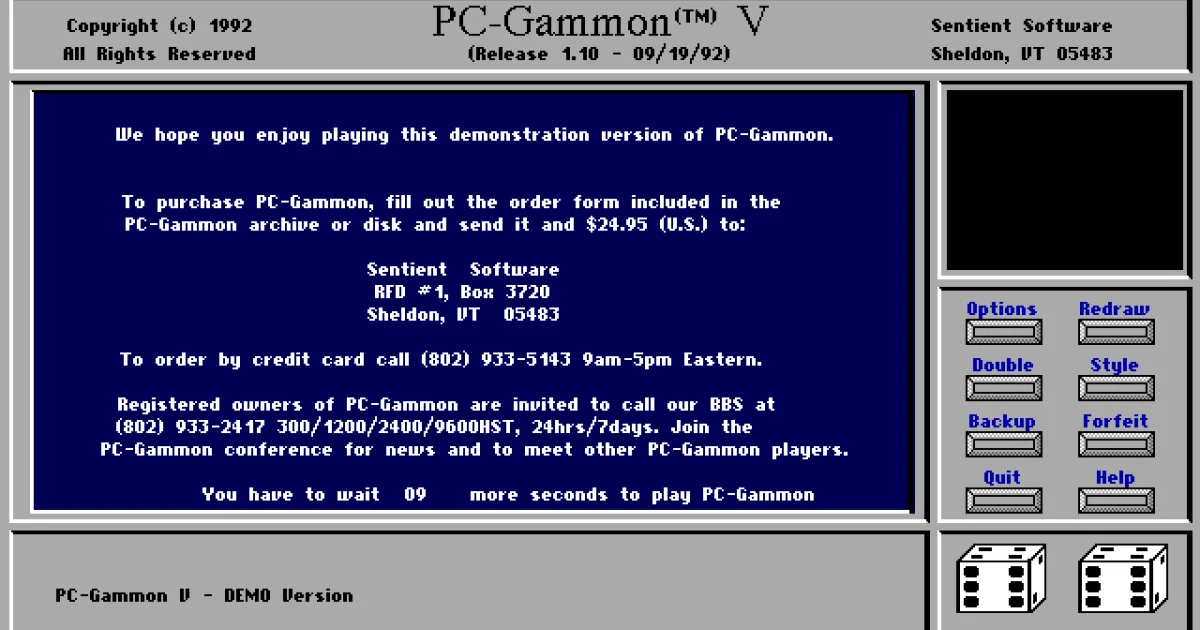 PC-Gammon cover art