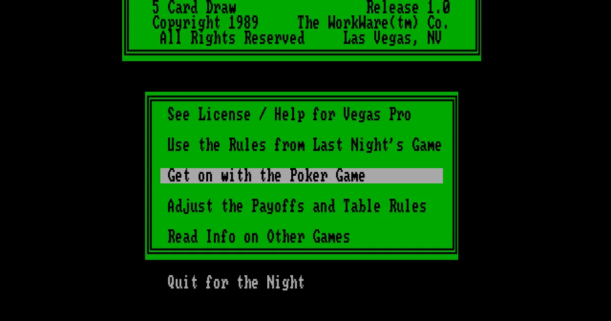 Vegas Pro Video Poker cover art