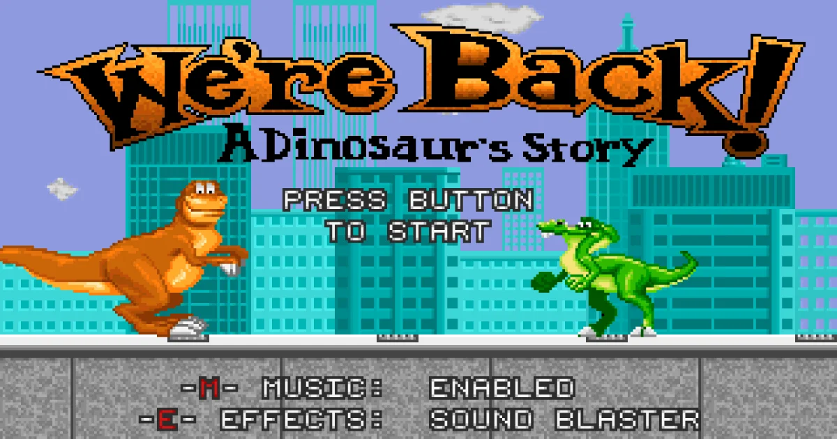 We're Back!: A Dinosaur's Story cover art