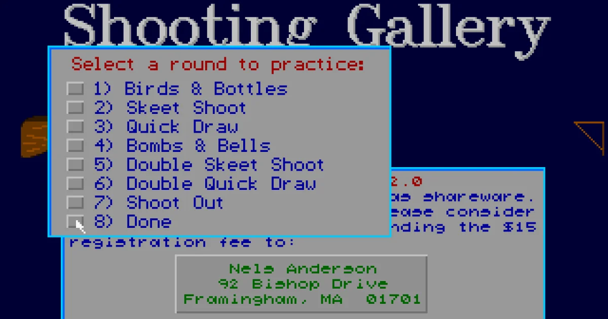 Shooting Gallery cover art