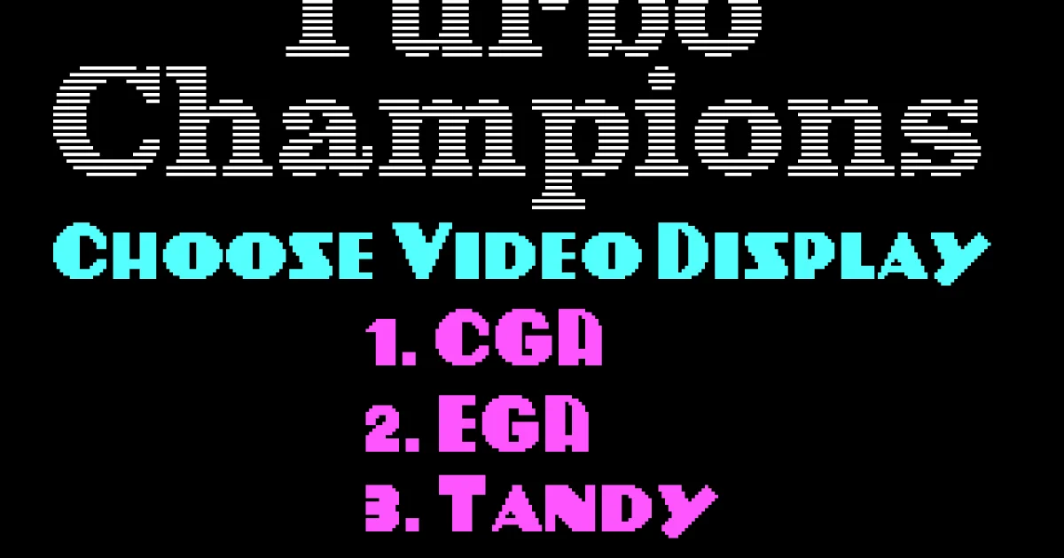 Turbo Champions cover art