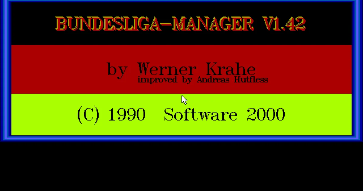 Bundesliga Manager cover art