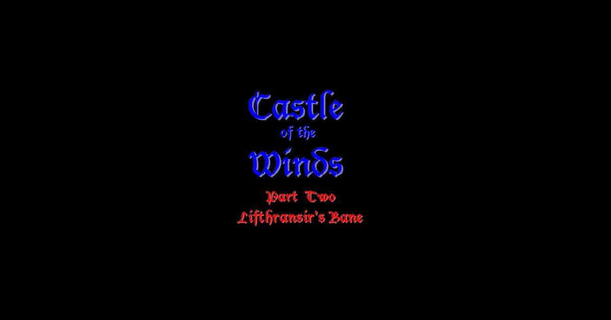 Castle of the Winds II: Lifthransir’s Bane cover art