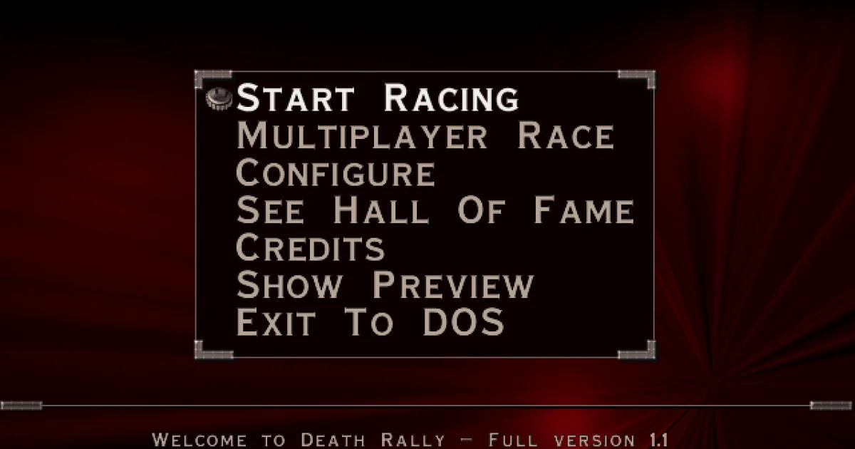 Death Rally cover art